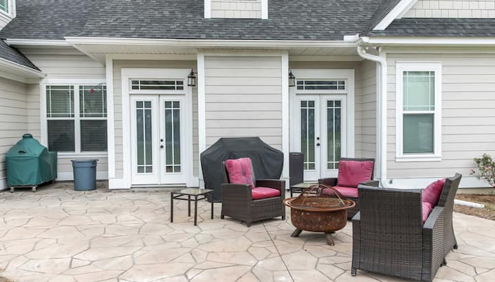 Stamped Concrete Patio Bellingham, Washington